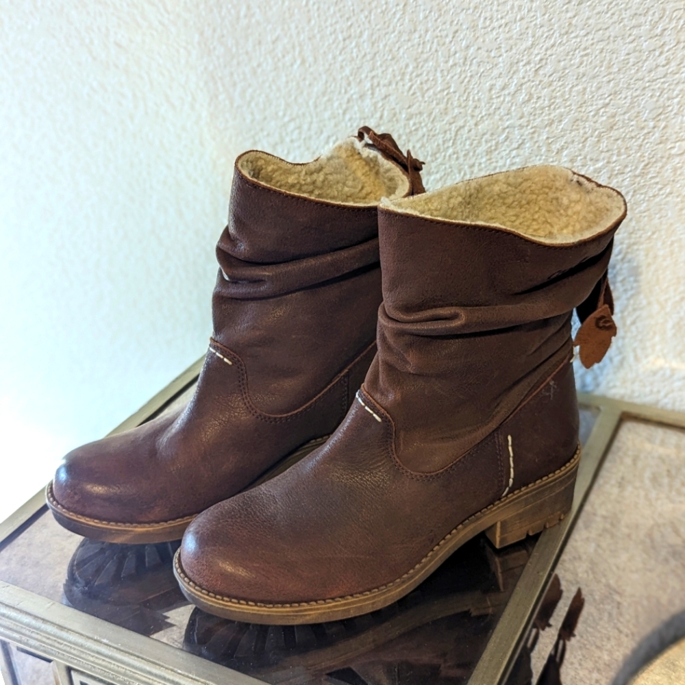 Brown Leather booties